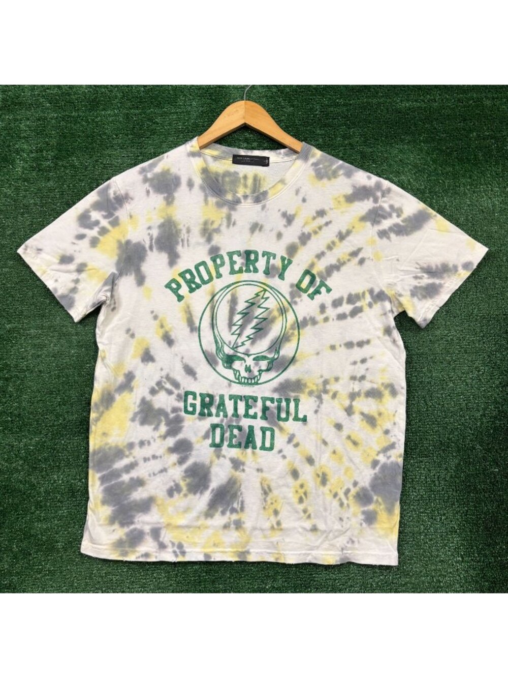 Junk Food Clothing x Property of Grateful Dead Rock Band Tie-Dye T-Shirt Large